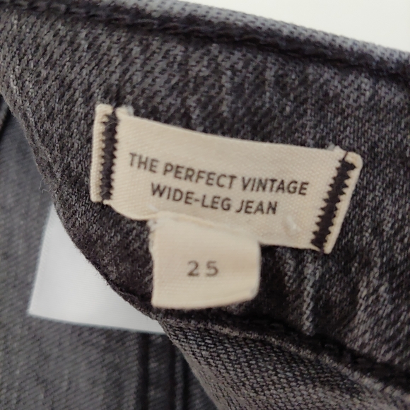 Madewell The Perfect Vintage Wide Leg Jean Size 25 - Picture 15 of 16